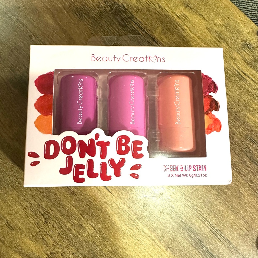 Beauty Creations Don't Be Jelly Cheek & Lip Stain Trio